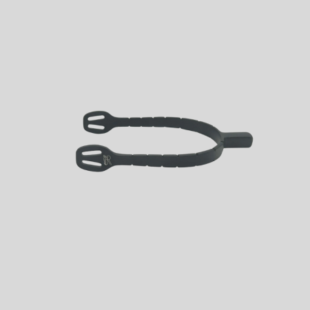 Éperons à Bout Carré Noir Mat