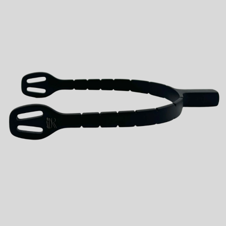 Éperons à Bout Carré Noir Mat