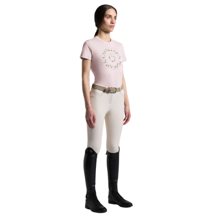 T-Shirt Floral Embroidery CT