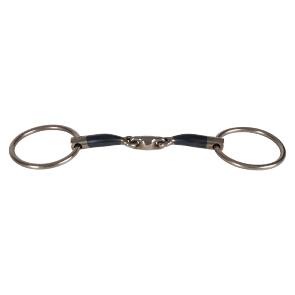Snaffle Double Jointed Loose Ring Sweet Iron 14mm