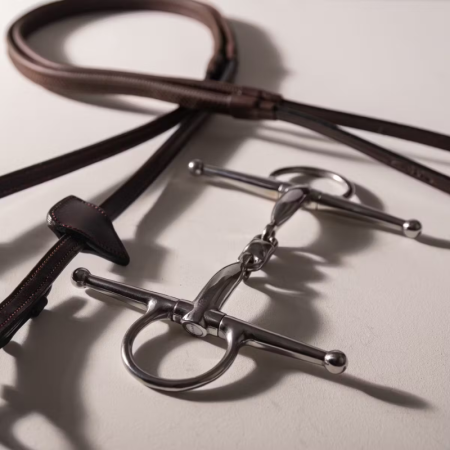 Full Cheek Bit Double Jointed Stainless Steel 14mm