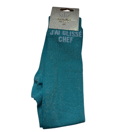 Chaussettes J'ai glissé chef