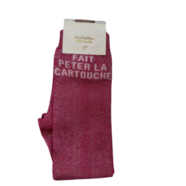 Chaussettes Fait peter la cartouche