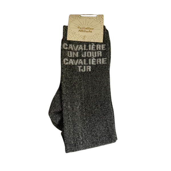 Socks Cavalière un jour cavalière tjr