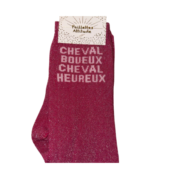 Sokken Cheval boueux cheval heureux