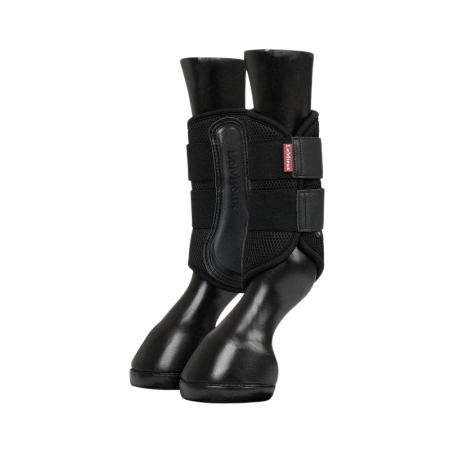 Zwart Mesh Brushing Boots