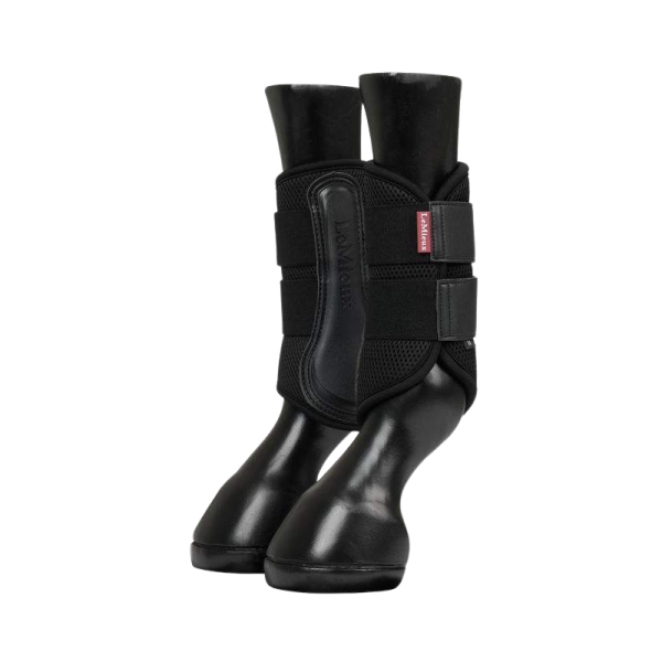 Zwart Mesh Brushing Boots