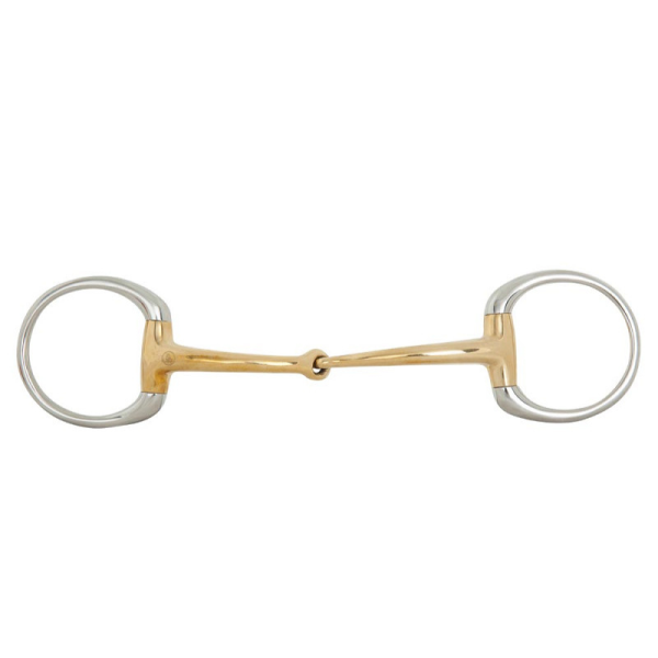 Mors de filet de bride simple brisure BR Soft Contact 12 mm