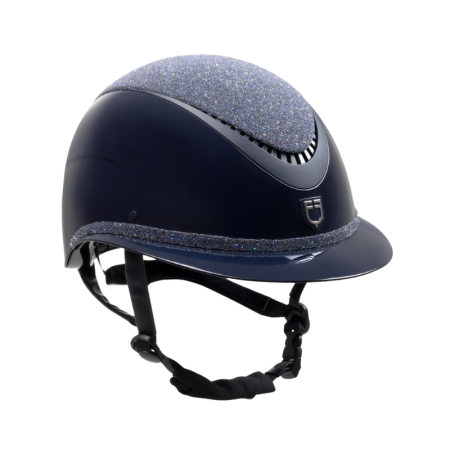 Helmet with Wide Visor & Rhinestones