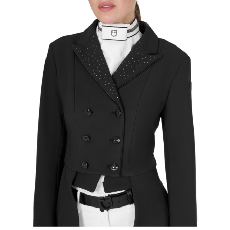 Women's tailocoat with rhinestones