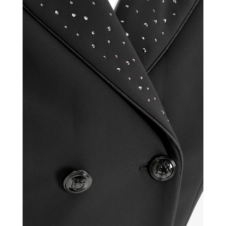 Women's tailocoat with rhinestones