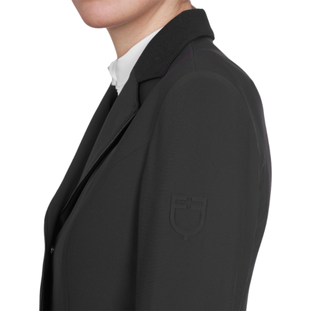 Women's competition jacket with zip and buttons