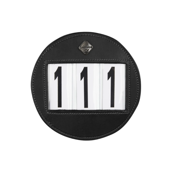 Porte-numéro pour bridon Noir