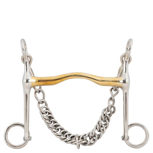 BR Soft Contact Dressage Weymouth Bit Cuprigan 12 mm – shanks 140 mm