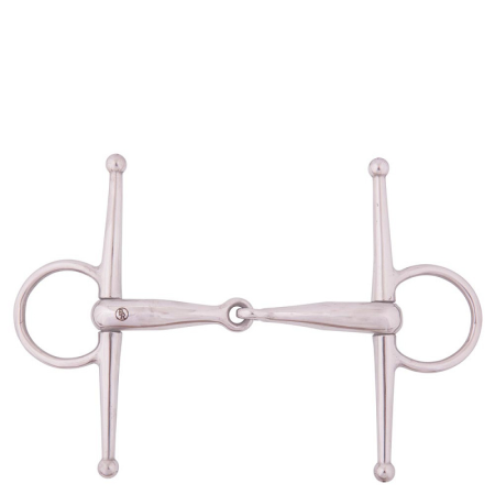 BR Single Jointed Full Cheek Bit Stainless Steel 18 mm – cheeks 165 mm