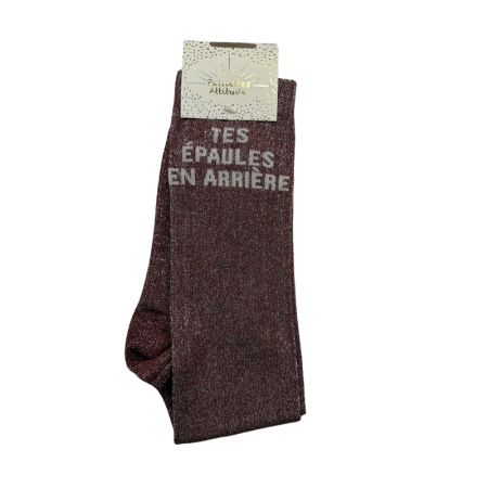 Sokken Tes épaules en arrière