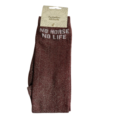 Chaussettes No Horse No life