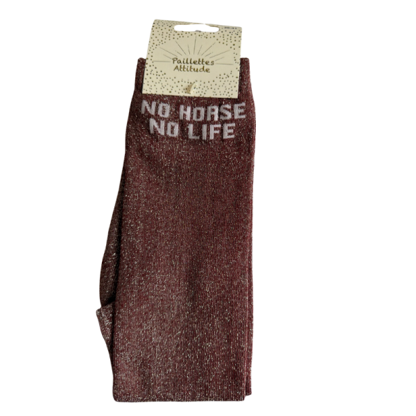 Chaussettes No Horse No life