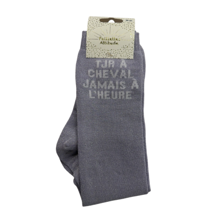 Socks Tjr à cheval jamais à l'heure