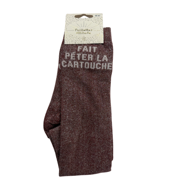 Chaussettes Fait peter la cartouche