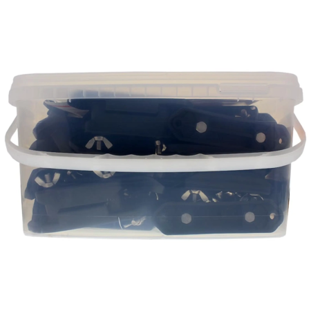 Isolateur clôture ruban de coin Turboline avec écrou papillon (30 pcs)