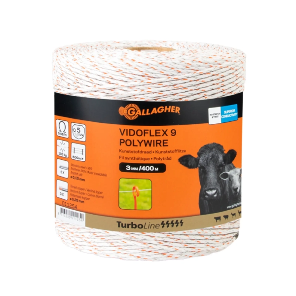 Vidoflex 9 TurboLine (white, 400 m)