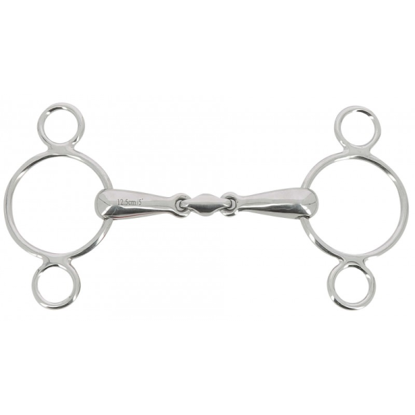 Anatomisch verstelbaar bit met 3 ringen FEELING