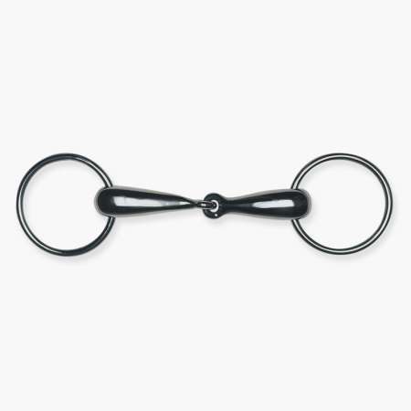 Loose ring snaffle, single jointed