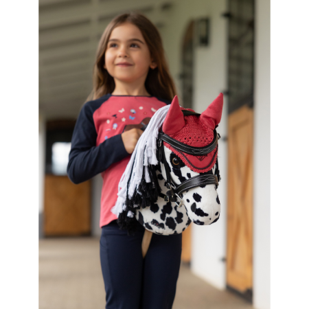 Hobby Horse vliegenoornetje LeMieux Cranberry