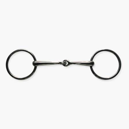 Loose ring snaffle, single jointed