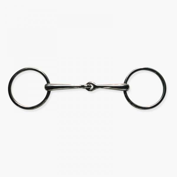 Loose ring snaffle, single jointed