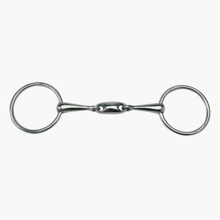 Loose ring snaffle, double jointed