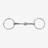 Loose ring snaffle, single jointed, equal
