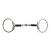 Loose ring snaffle, single jointed, Pinchless, with rubber