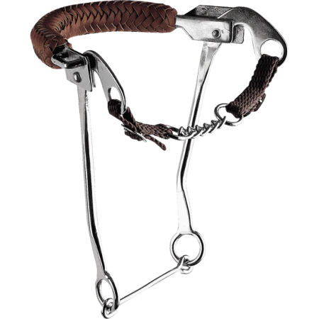 Hackamore met kinketting en roestvrijstalen scharen