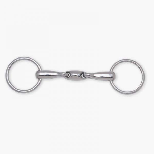 Loose ring snaffle, double jointed