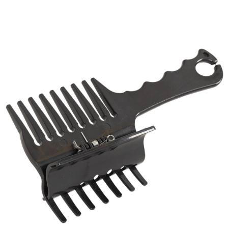 Peigne de tressage avec clip