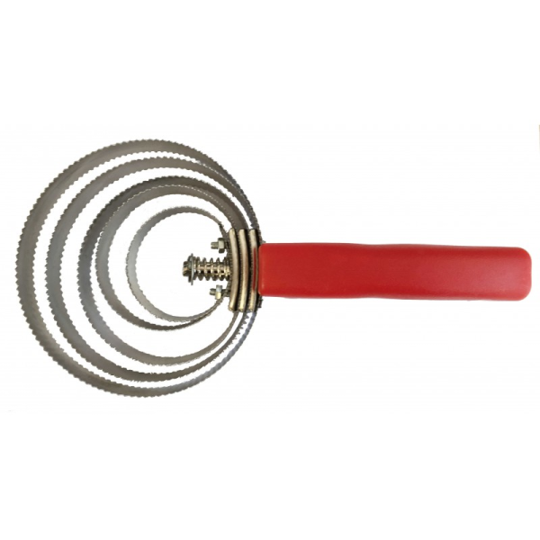 HIPPOTONIC Round Metallic Curry Comb