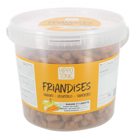 HIPPOTONIC Treats – Banana and Carrot Flavor