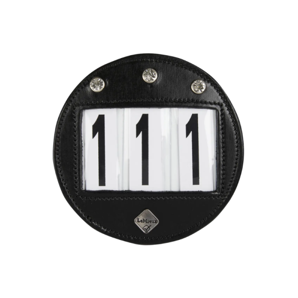 Porte-numéro de bride LeMieux Diamante Noir