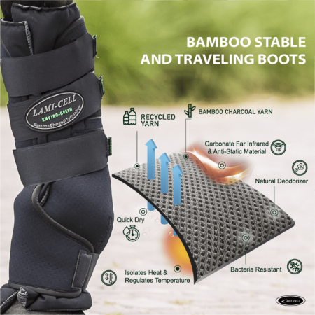 Guêtres d’écurie et transport Bambou