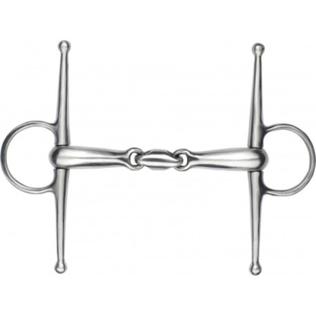 FEELING Anatomical Satin Full Cheek Snaffle – Double Jointed