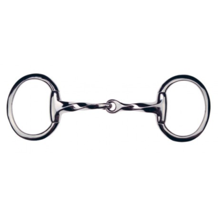 FEELING - Eggbutt Bit with Twisted Mouthpiece