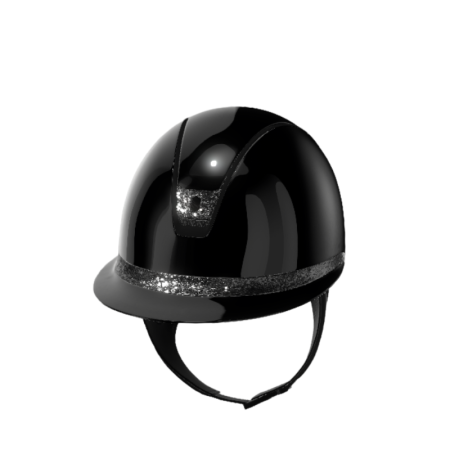 Casque Miss Shield Glossy Black Ultra Fine Rock