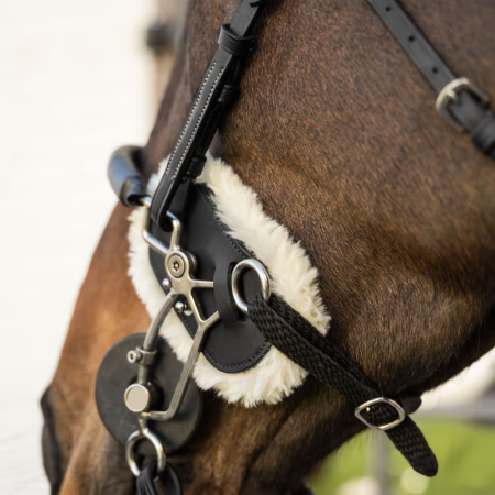 Artificial Sheepskin Hackamore Cover