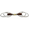 Jump'In Leather-Covered Four Ring Double Jointed Bit