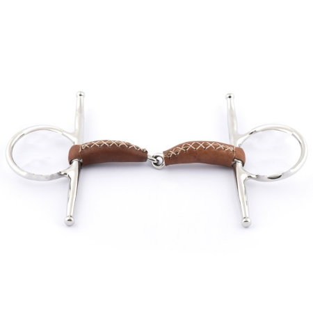 Jump'In Leather-Covered Full Cheek Bit