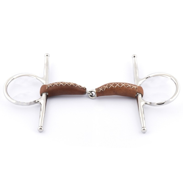 Jump'In Leather-Covered Full Cheek Bit
