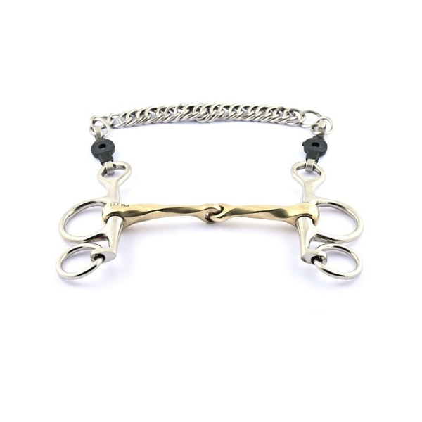 Twisted Pelham Bit with Short Shanks