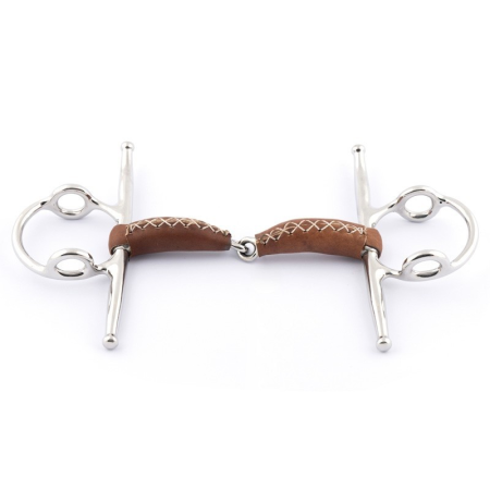 Leren gagbit met knevels